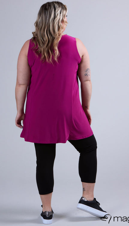 Magna Basic Hemd A-2302 Magenta Roze