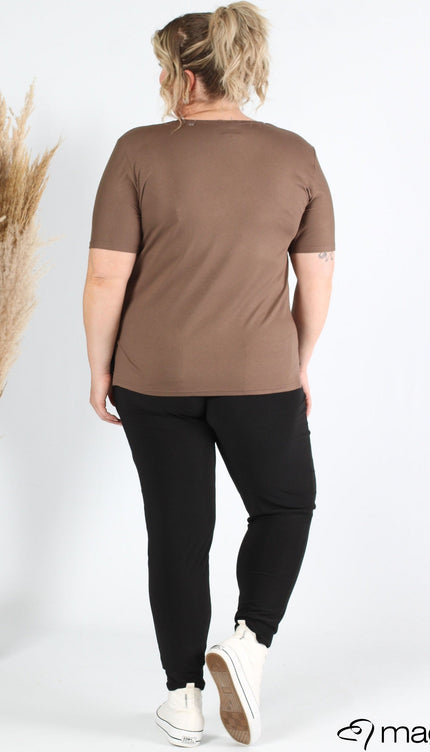 Magna Basic Top B-04 Taupe Bruin