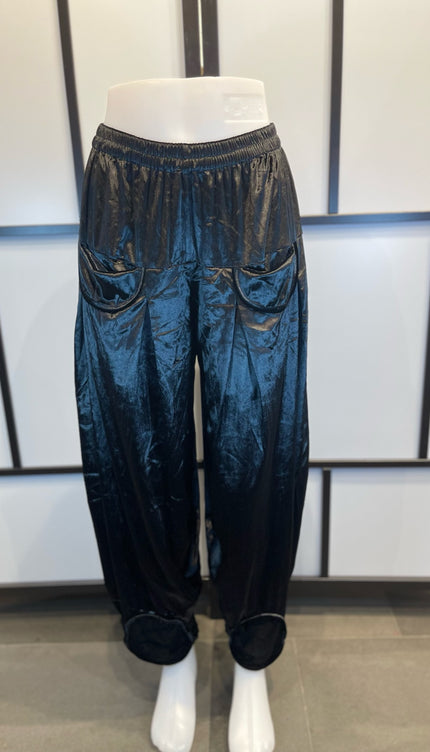 Normal Crazy Pants Sindy Extra Lang Satijn Zwart