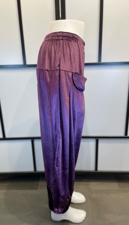 Normal Crazy Pants Sindy Extra Lang Satijn Paars