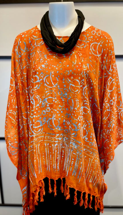 Normal Crazy Poncho Print