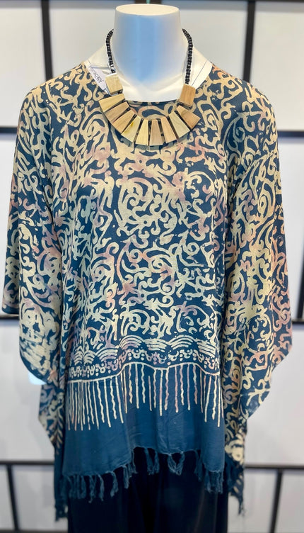 Normal Crazy Poncho Print