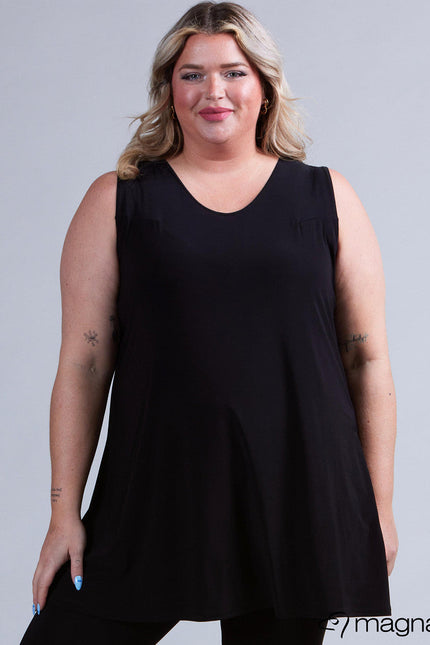 Magna Basic Hemd A-2302 Zwart