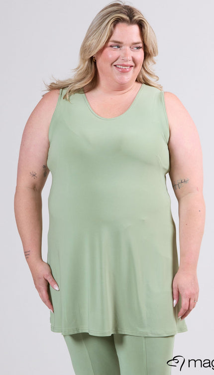 Magna Basic Hemd A-2302 Khaki Groen