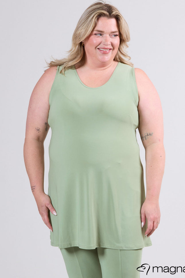 Magna Basic Hemd A-2302 Khaki Groen
