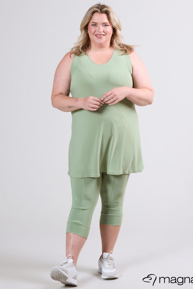 Magna Basic Hemd A-2302 Khaki Groen