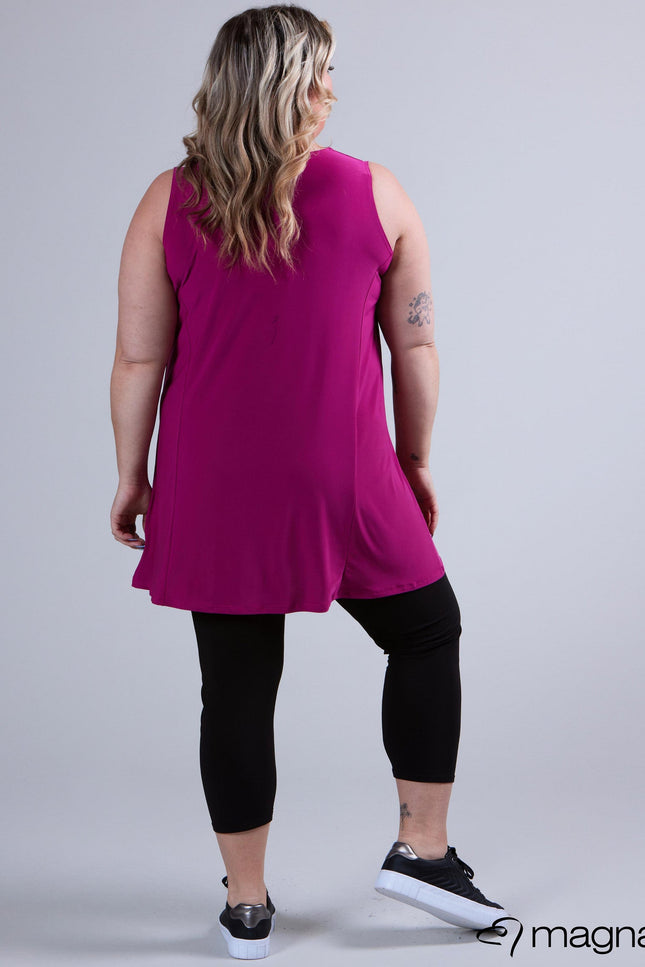 Magna Basic Hemd A-2302 Magenta Roze