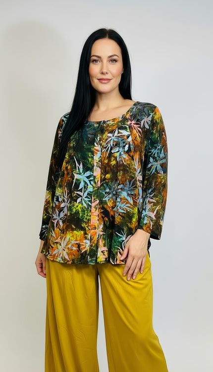 Normal Crazy Top New Moza Long Sleeve Print
