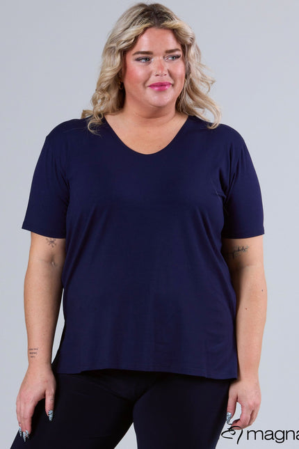 Magna Basic Top B-04 Navy Blauw