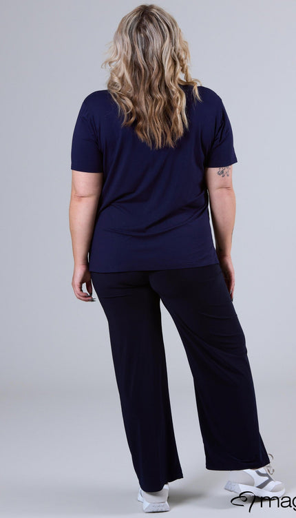 Magna Basic Top B-04 Navy Blauw