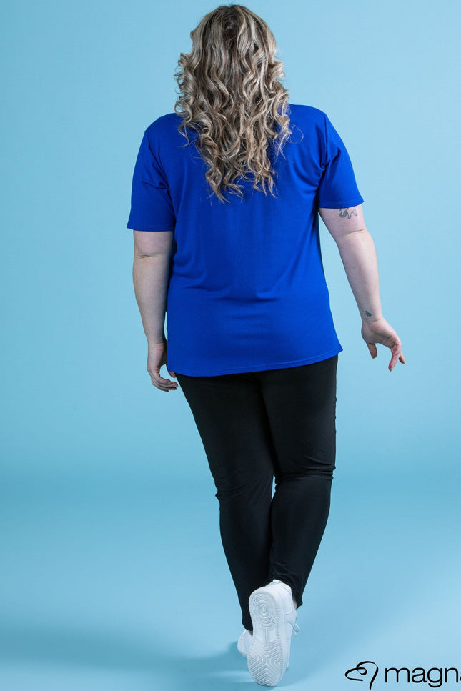 Magna Basic Top B-04 Royaal Blauw