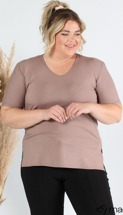 Magna Basic Top B-04 Taupe Bruin