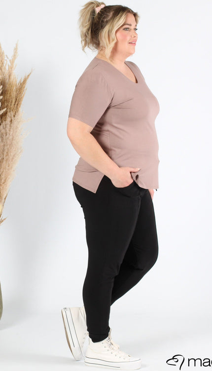 Magna Basic Top B-04 Taupe Bruin