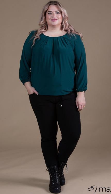 Magna Basic Hemd B-8022 Fles Groen