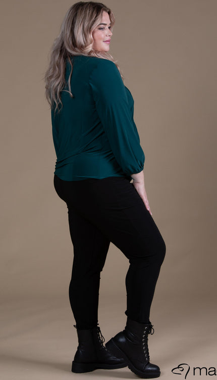 Magna Basic Hemd B-8022 Fles Groen