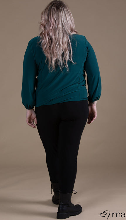 Magna Basic Hemd B-8022 Fles Groen