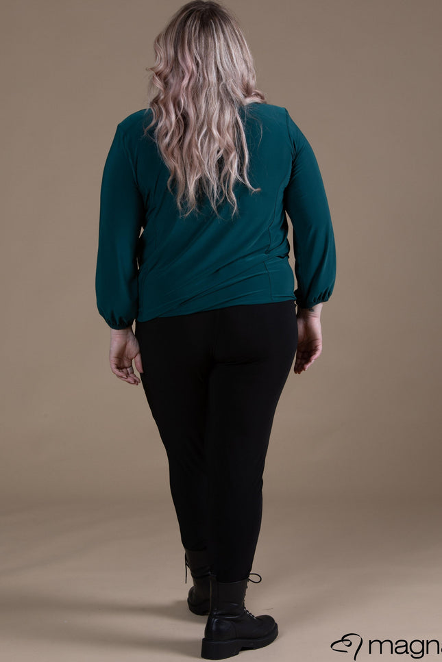 Magna Basic Hemd B-8022 Fles Groen