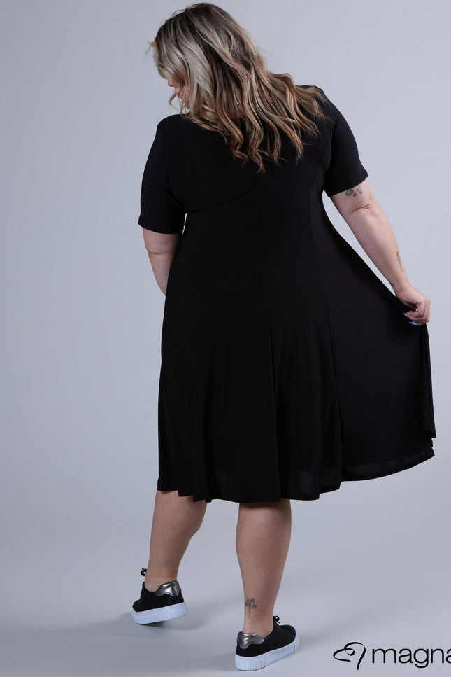 Magna Basic Jurk C-2203 Zwart