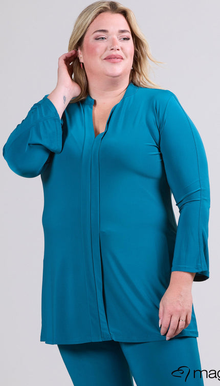 Magna Basic Tuniek C-2520 Petrol Blauw