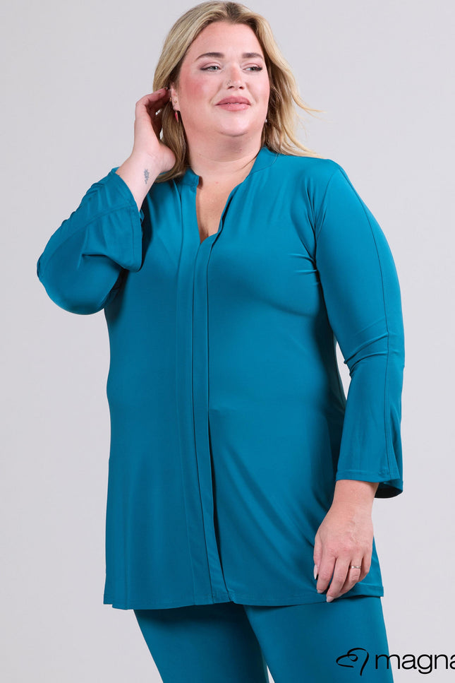 Magna Basic Tuniek C-2520 Petrol Blauw