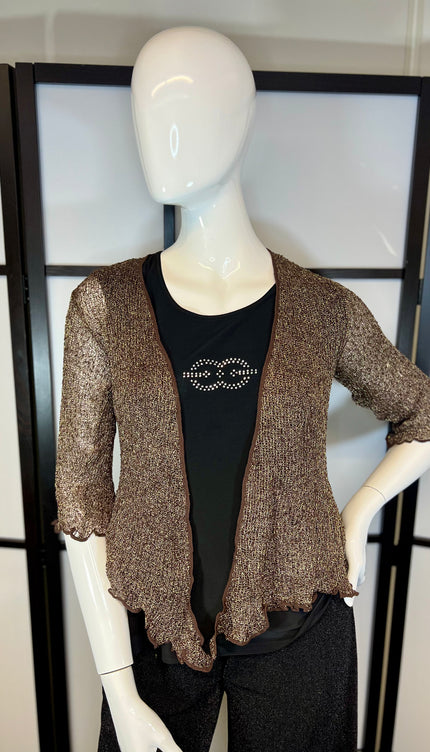 Normal Crazy Vest Ikat Bruin