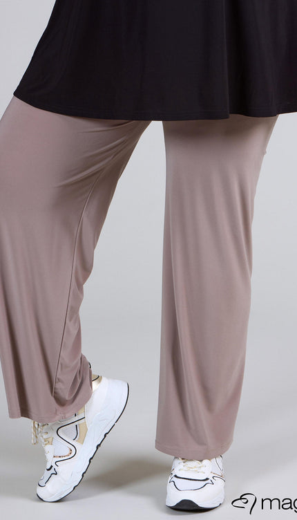 Magna Flare Legging D-03 Beige