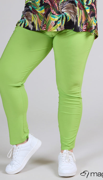 Magna Legging Met Lus D-2102 Neon Groen