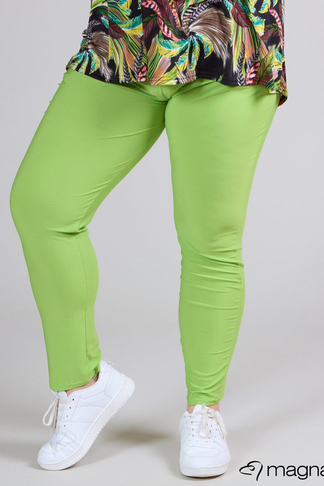Magna Legging Met Lus D-2102 Neon Groen