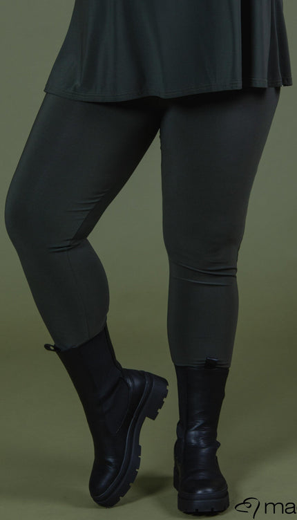 Magna Basic Legging F-23 Olijf Groen