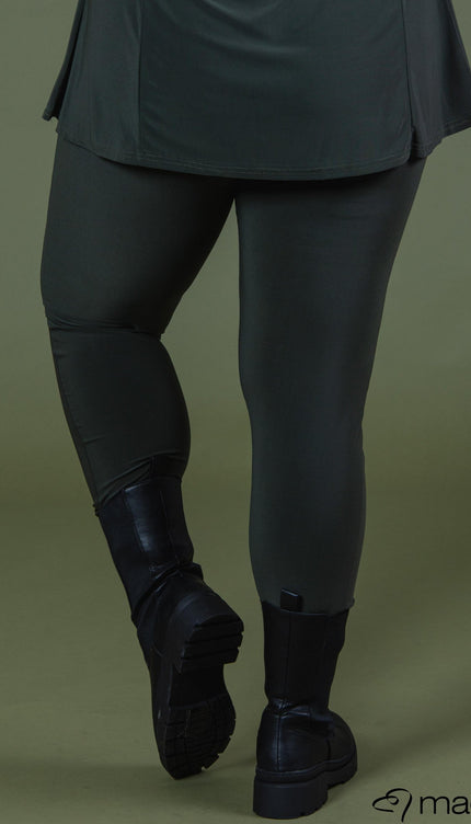 Magna Basic Legging F-23 Olijf Groen