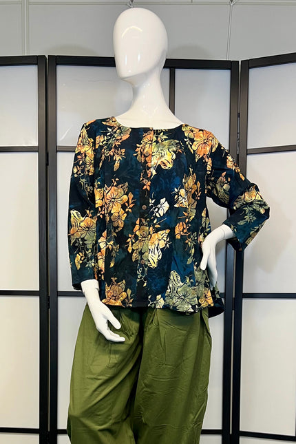 Normal Crazy Top New Moza Print