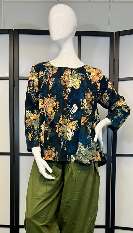 Normal Crazy Top New Moza Print