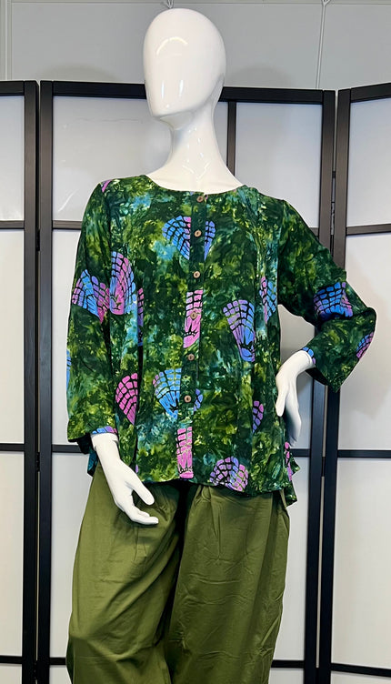 Normal Crazy Top New Moza Print