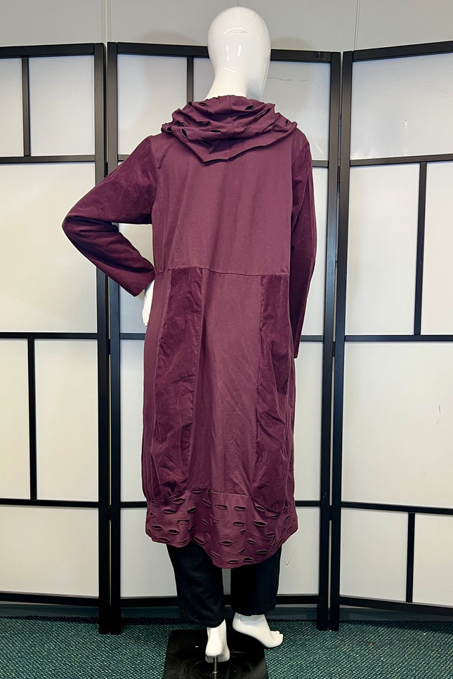 By Womano MoonShine Trui MS-03 Bordeaux Rood