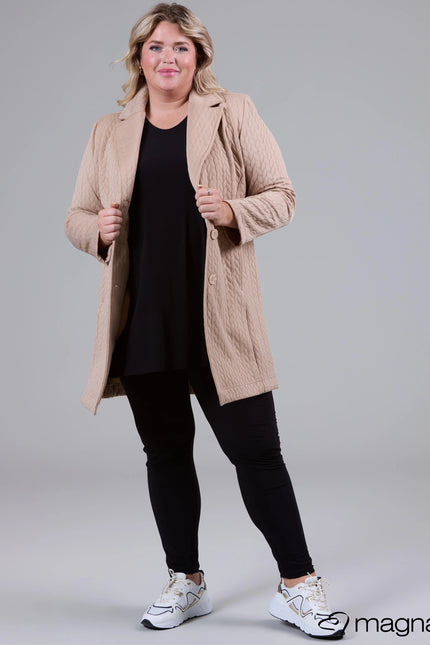 Magna Blazer Kort N-2401 Beige