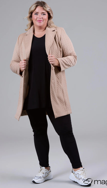 Magna Blazer Kort N-2401 Beige