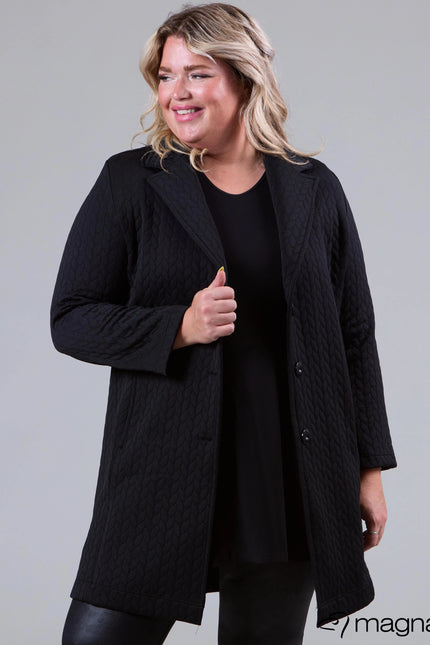 Magna Blazer Kort N-2401 Zwart