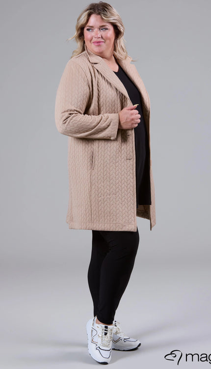 Magna Blazer Kort N-2401 Beige