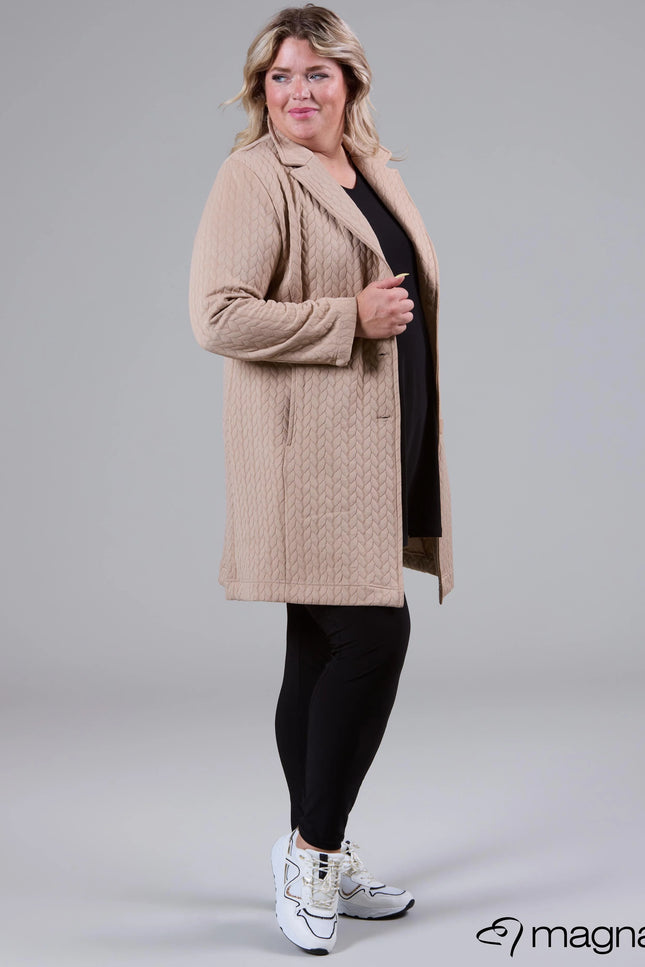 Magna Blazer Kort N-2401 Beige
