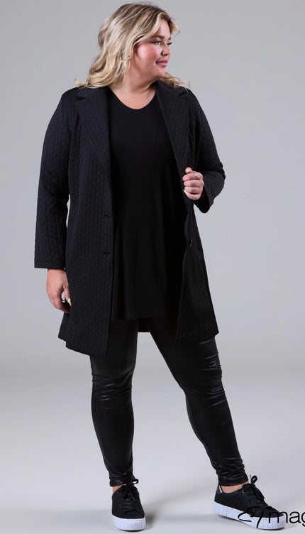 Magna Blazer Kort N-2401 Zwart