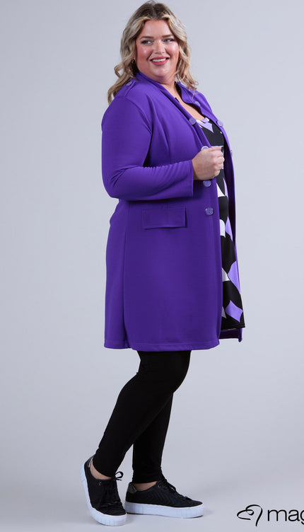 Magna Basic Vest N-8005 Paars