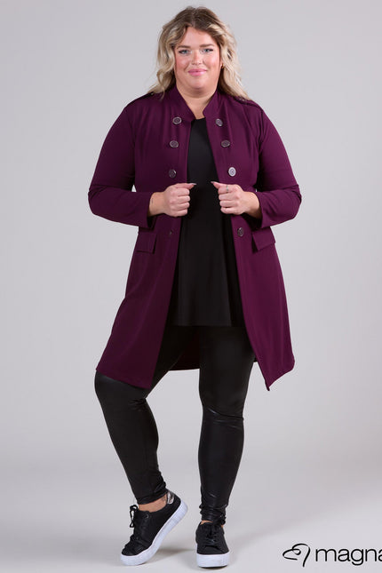 Magna Basic Vest N-8005 Plum Paars