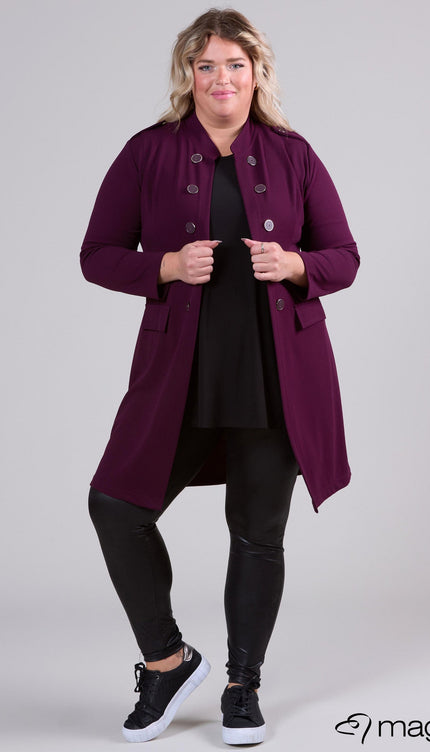 Magna Basic Vest N-8005 Plum Paars