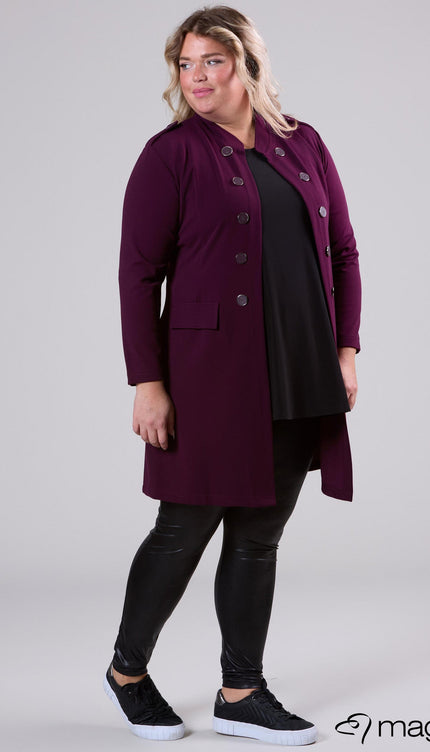 Magna Basic Vest N-8005 Plum Paars