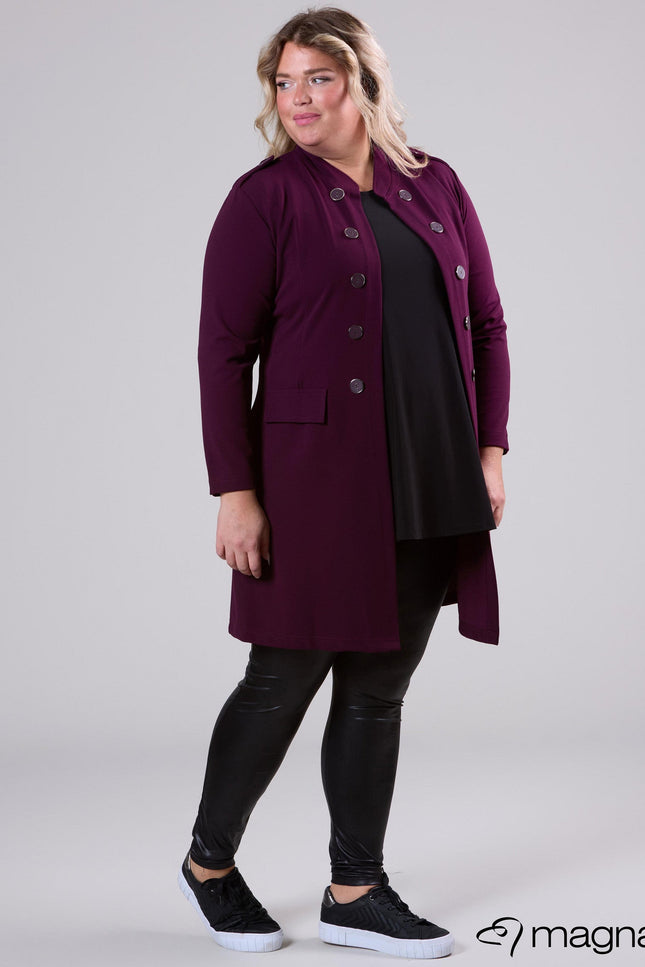 Magna Basic Vest N-8005 Plum Paars