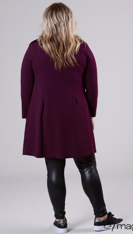 Magna Basic Vest N-8005 Plum Paars