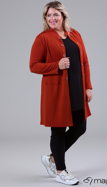 Magna Basic Vest N-8005 Brick Oranje