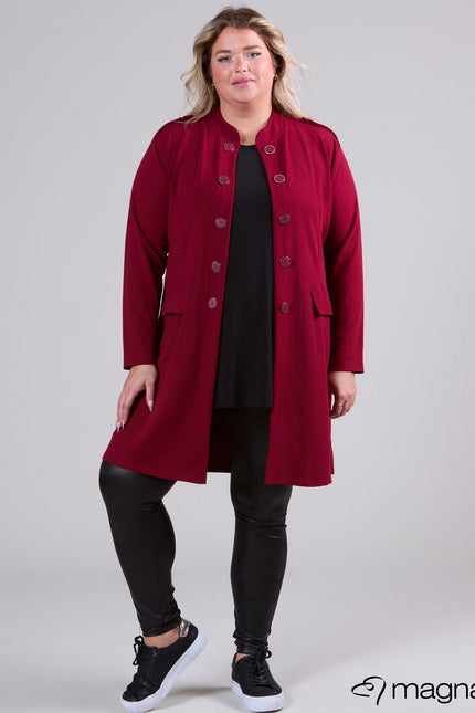 Magna Basic Vest N-8005 Wijn Rood