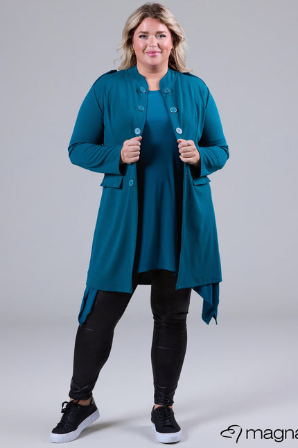 Magna Basic Vest N-8005 Petrol Blauw