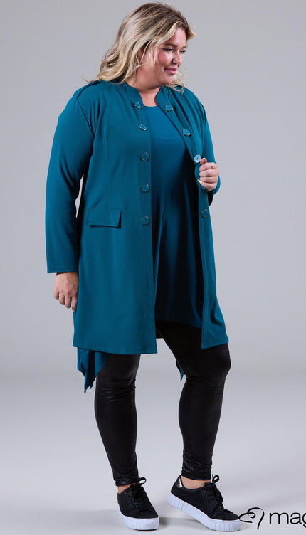 Magna Basic Vest N-8005 Petrol Blauw